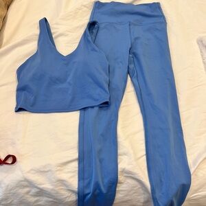 All In Motion blue workout set